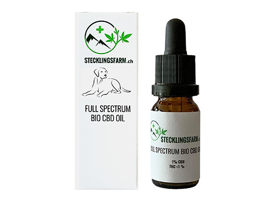 Full Spectrum Bio CBD Oil für Tiere 5%